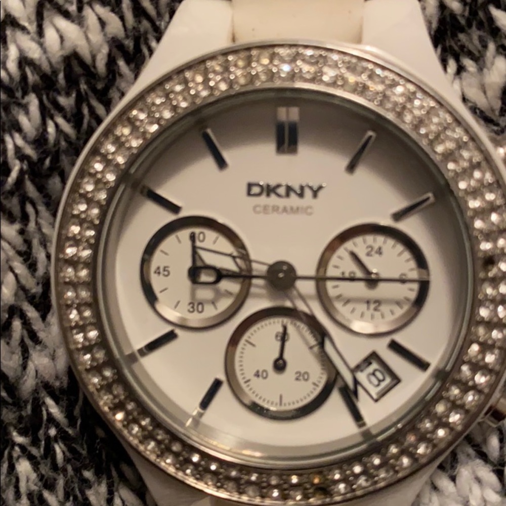 Dkny Ceramic Chronograph Watch - image 4